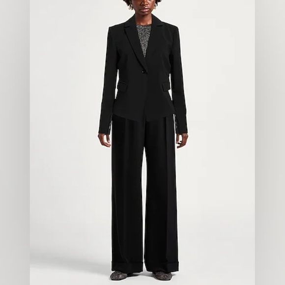 Patrizia Pepe Jackets & Blazers - Patrizia Pepe Firenze Olive Green One Buttom Blazer Jacket